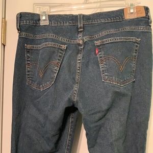 Levi's Denim Cuffed Capris Size 12